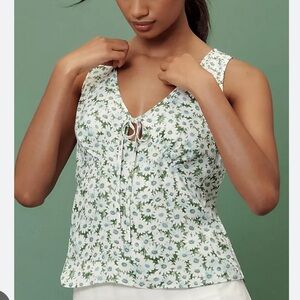 NWT REFORMATION Miri Top, Green Meadow, size 8